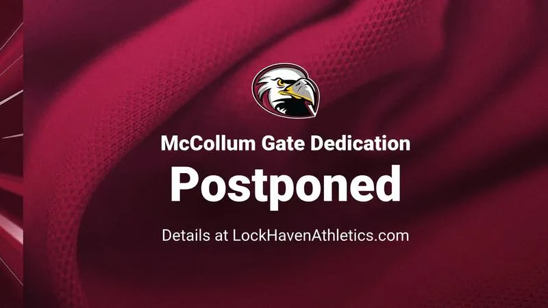 McCollum Gate dedication ceremony postponed