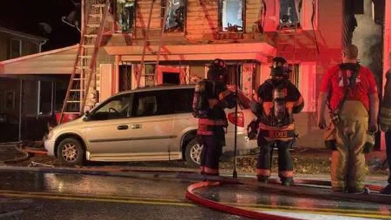 Crews flock to house fire early Sunday in Cumberland County