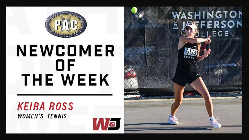 Women's Tennis: Ross Selected as PAC Women's Tennis Newcomer of the Week