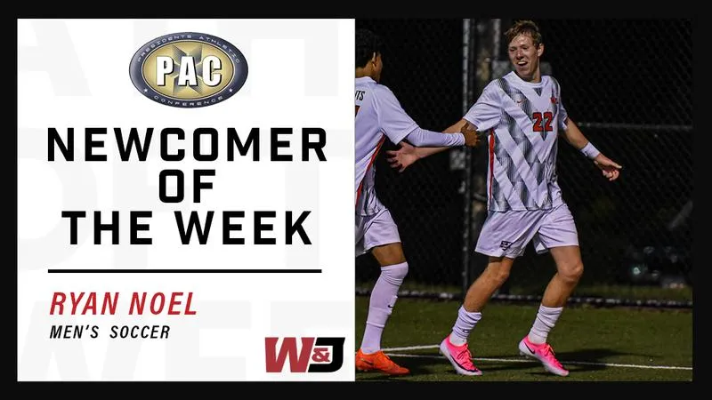 Men's Soccer: Noel Receives PAC Men's Soccer Newcomer of the Week Honors
