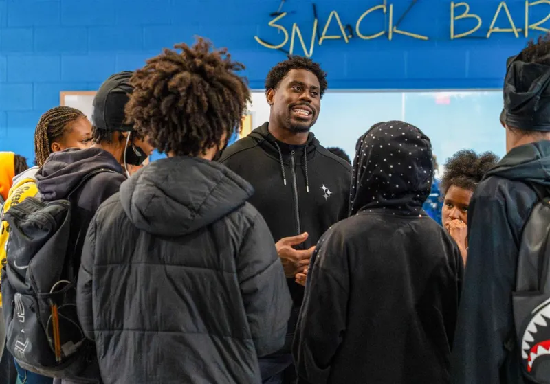 'The energy here is crazy': In his first season with the team, this Steeler is making a difference on and off the field