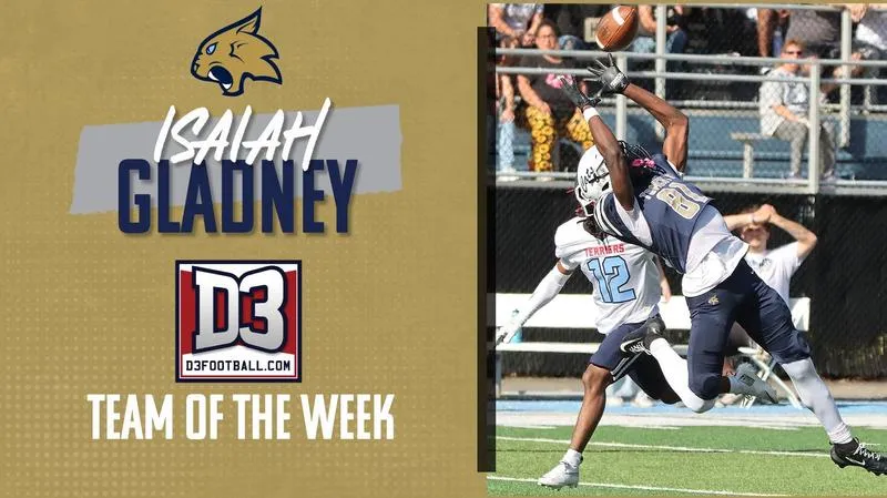 Gladney earns D3football.com Team of the Week recognition