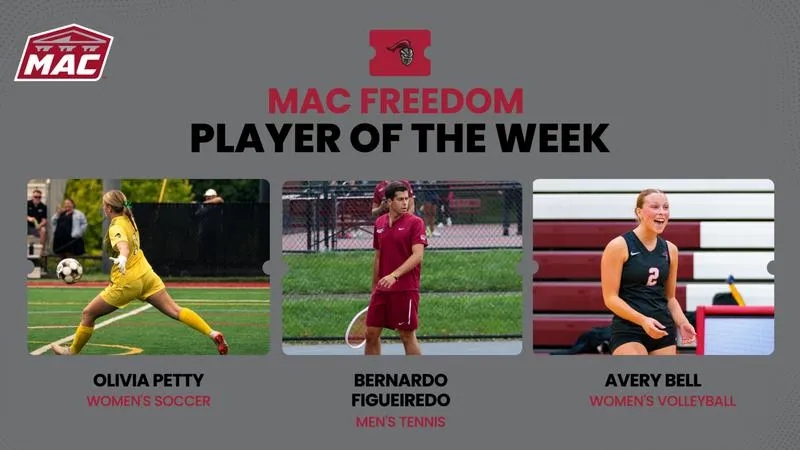 Three Knights Earn MAC Freedom Player of the Week Honors