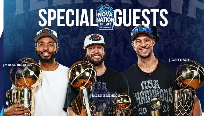 Nova Knicks to Appear at Nova Nation Tip-Off