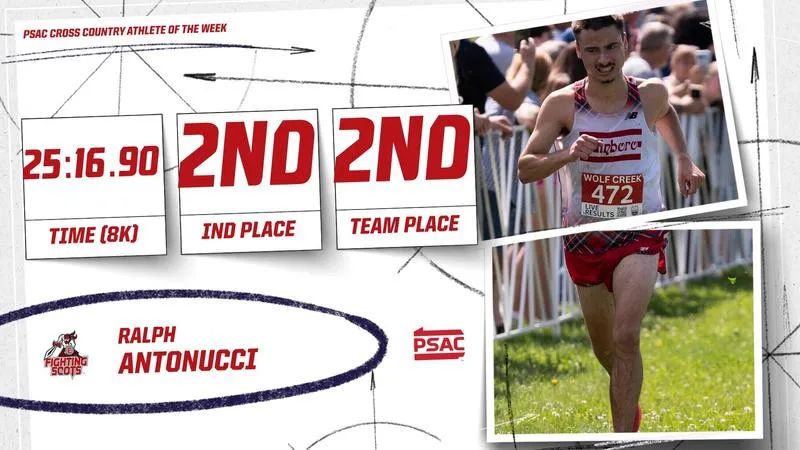 Antonucci named PSAC Cross Country Male Athlete of the Week