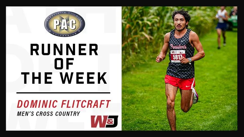 Cross Country, Men's Cross Country: Flitcraft Selected as PAC Men's Cross Country Runner of the Week
