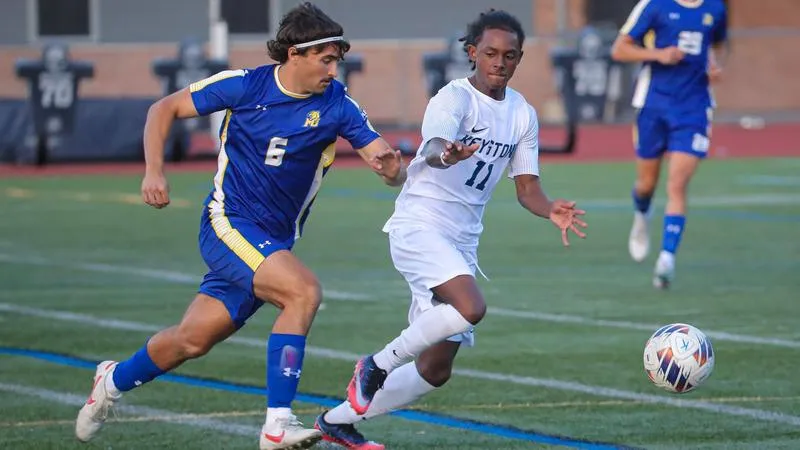 Men's Soccer Remains Unbeaten in United East Conference Play With 2-0 Victory Over Penn State Brandywine