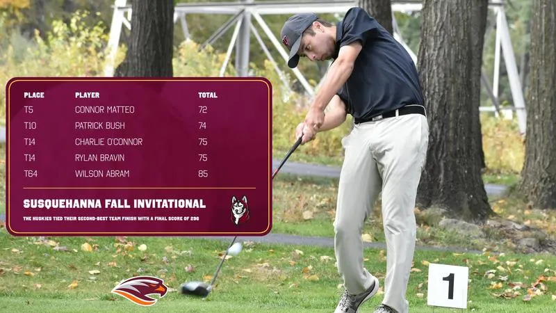 Huskies Finish Second Overall With Second-Best Team Score in Program History at Susquehanna Fall Invite