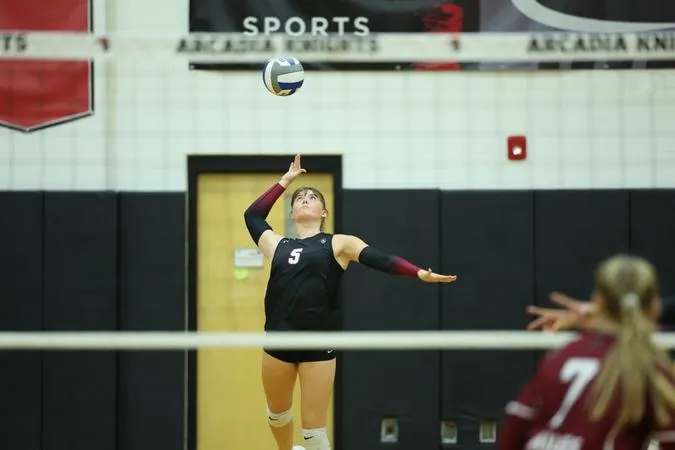 Women's Volleyball Rallies Past Drew in Five-Set Thriller