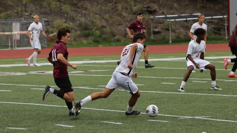 Men's Soccer battles Slippery Rock to 2-2 draw on the road