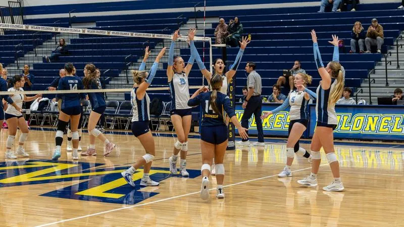 Wilkes Women's Volleyball Wins Five-Set Thriller over Gwynedd Mercy