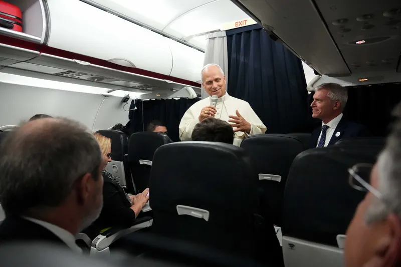 Pope Leo says he's not in 'panic mode' over AI, but warns against ignoring risks