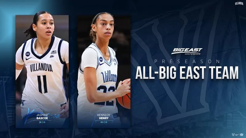 VILLANOVA PICKED SECOND IN BIG EAST PRESEASON POLL