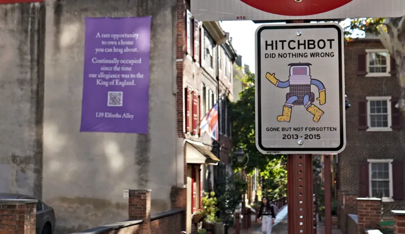 Elfreth's Alley Museum is remembering hitchBOT again. Could it grow into a festival?