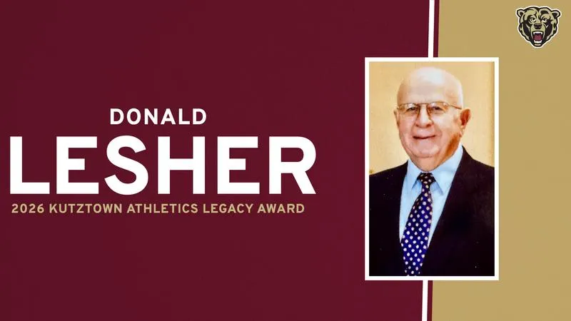 Donald Lesher '59 named 2026 Kutztown Athletics Legacy Award recipient