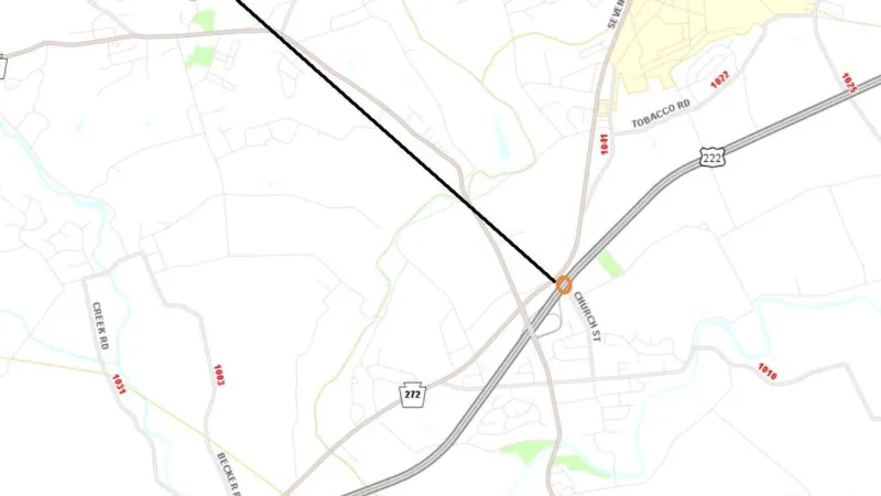 Route 222 lane closures expected as bridge repairs start overnight in Lancaster County