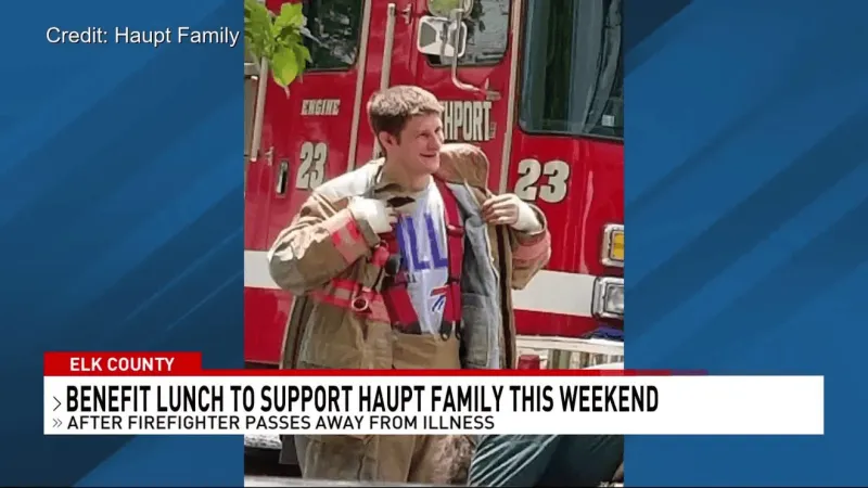 Benefit lunch to be held in Elk Co. to support family of Johnsonburg firefighter