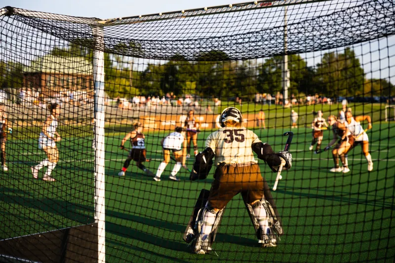 Finding sisterhood through sports: Kate Burgess' career as a field hockey goalie