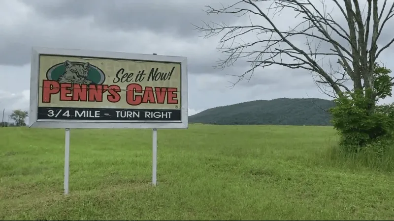Could Penns Cave property still become a state park, despite being put on the market?