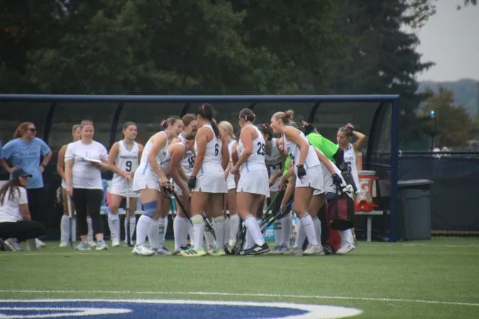 Field Hockey Battles Penn State Harrisburg in United East Opener, Falls 3-0