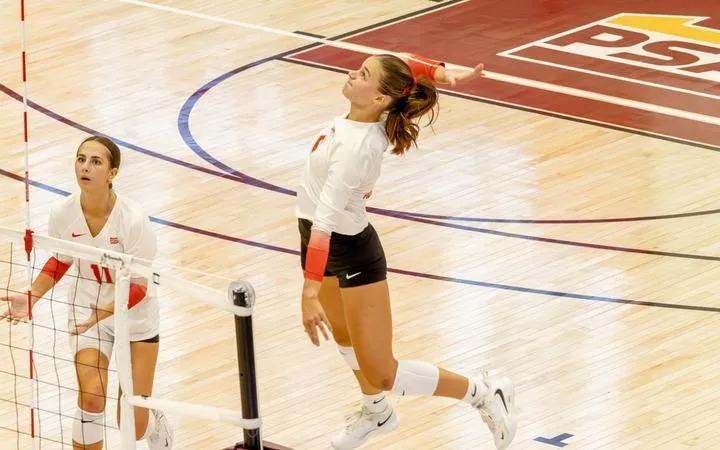 Volleyball Tops Slippery Rock in PSAC West Action