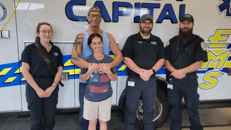 York County man survives cardiac arrest with help from wife's CPR efforts