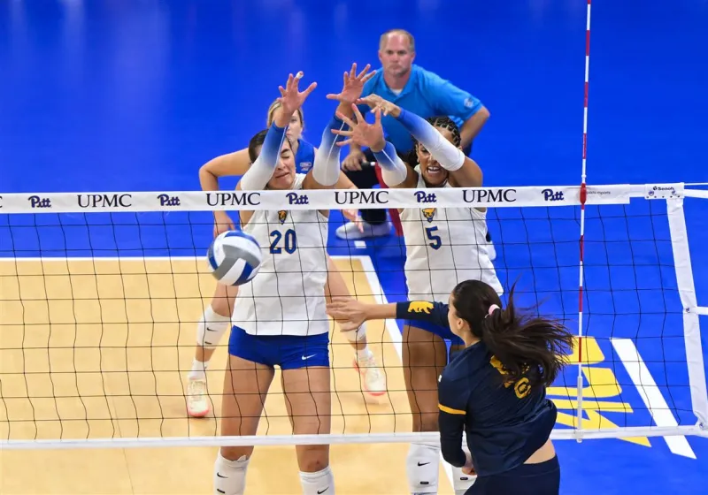 Pitt volleyball rallies in third set for sweep of Boston College