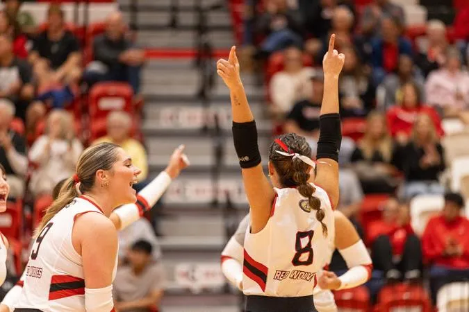 Red Wolves Volleyball Ends Friday Double Header 1-1