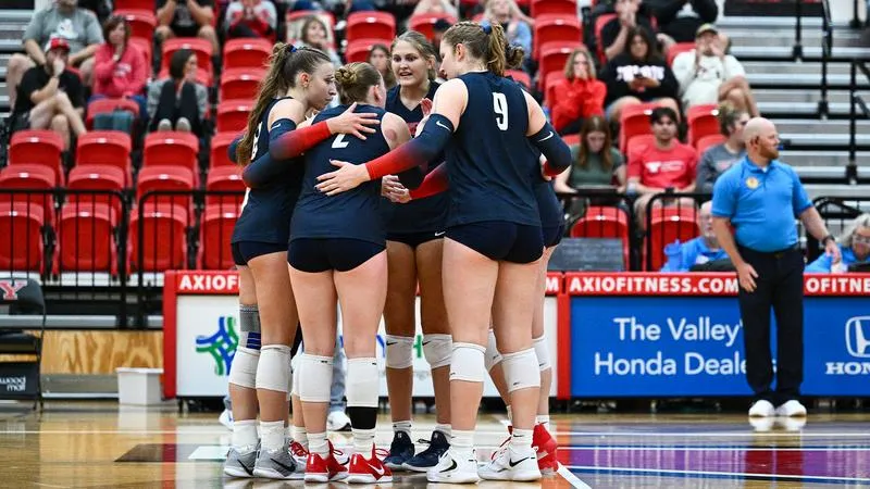 Dukes Fall in Four-Set Battle at Saint Louis