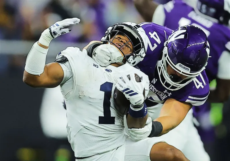 Penn State can't stop the run in blowout loss at Northwestern