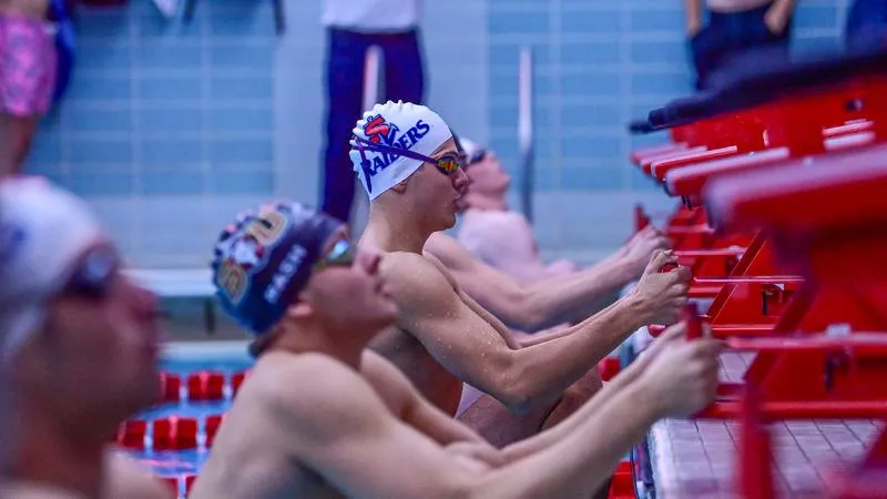 RECAP: Men's Swimming hosts Bloomsburg for Friday night dual meet