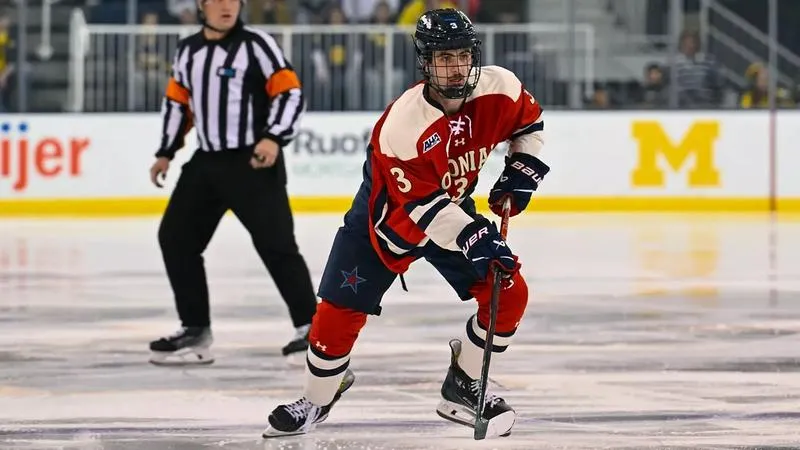 RMU Men's Hockey Falls in Season Opener at No. 6 Wisconsin