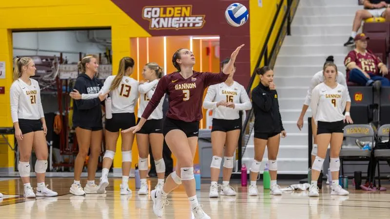 Volleyball Bounces Back with Sweep at Slippery Rock