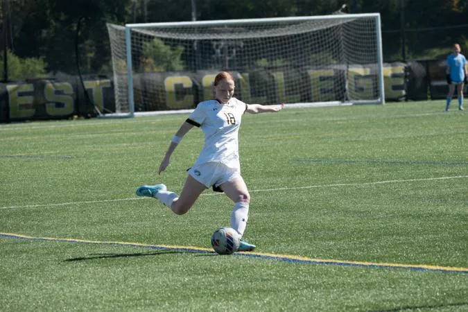 Soccer Claims First Conference Win with 2-0 Triumph
