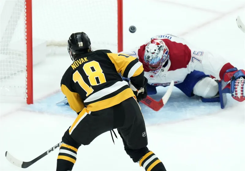Tommy Novak saves the Penguins in OT after they blow a 5-1 lead in their home opener