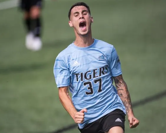 Men's Soccer Strikes First in Draw at Five-Time Defending CACC Regular Season Champion Post