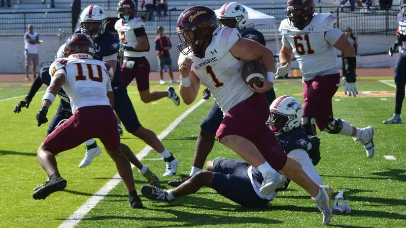 Football Rolls Past Lackawanna, 42-10, for Fourth Win of Season