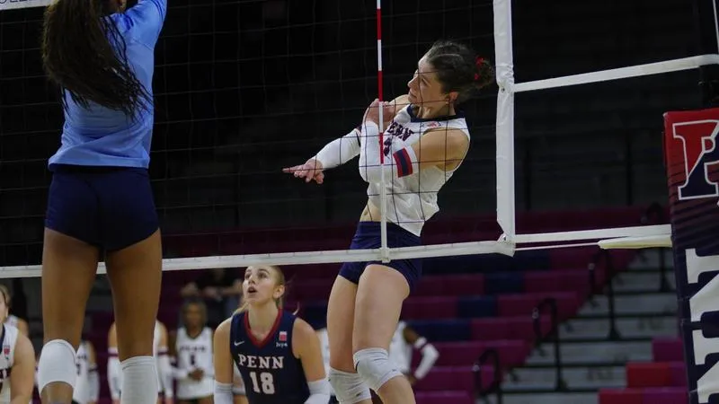 Penn Volleyball Repeats History in the Palestra Tonight Beating Columbia 3-1