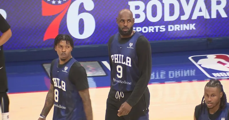 LeBron James says Sixers' scrimmage was "great first step" for upcoming season