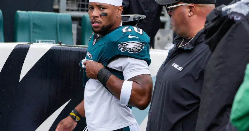 Saquon Barkley joins Eagles' long list of injured players as Philly rues poor 4th-down play vs. Rams