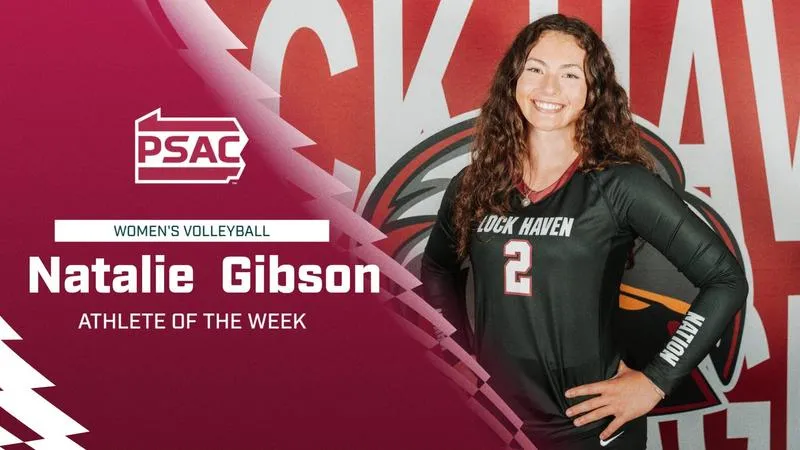 Gibson named PSAC East Volleyball Athlete of the Week