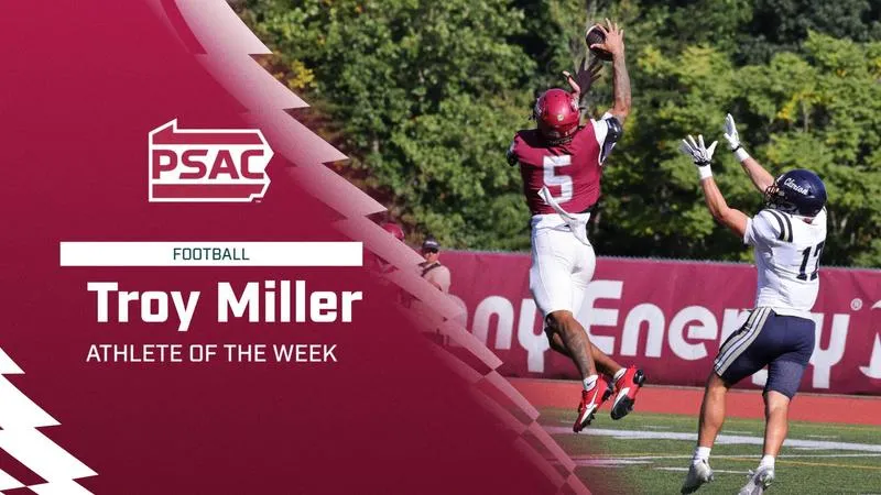 Miller named PSAC West Football Defensive Athlete of the Week
