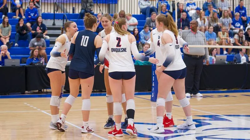Duquesne Caps Road Trip at Dayton