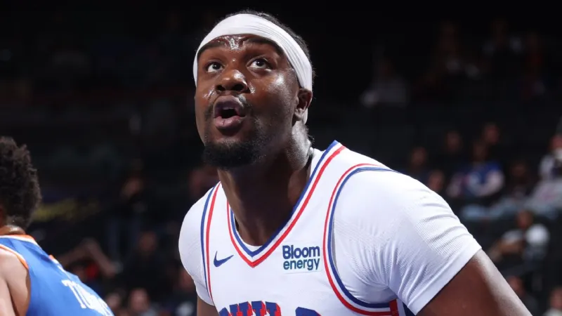 76ers backup center Ariel Hukporti exits preseason opener early