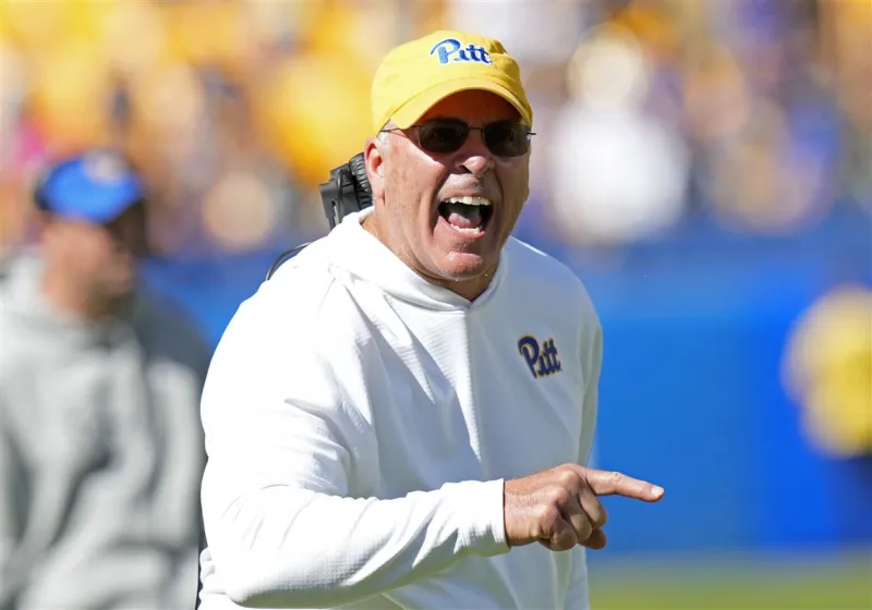 Pat Narduzzi stumps for Pitt and the ACC, taking a shot at Penn State in the process