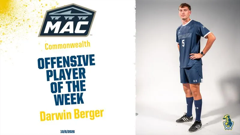 Berger Named Offensive Player of the Week