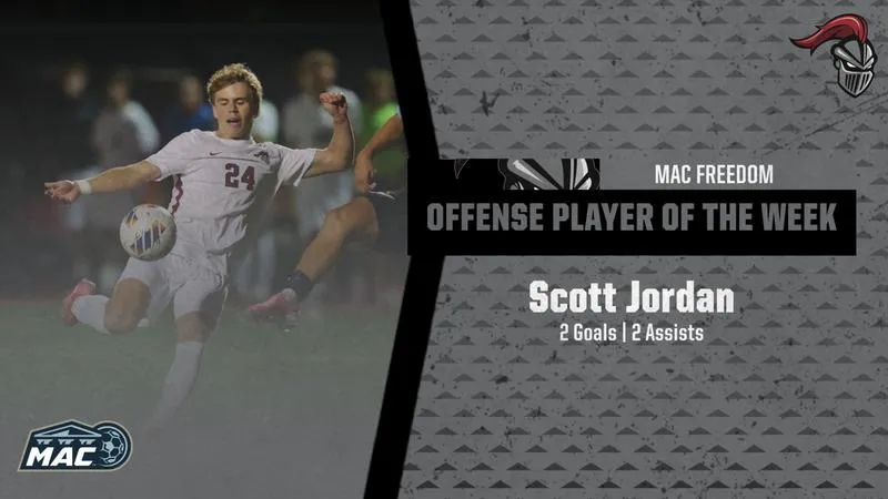 Scott Jordan Named MAC Freedom Offensive Player of the Week