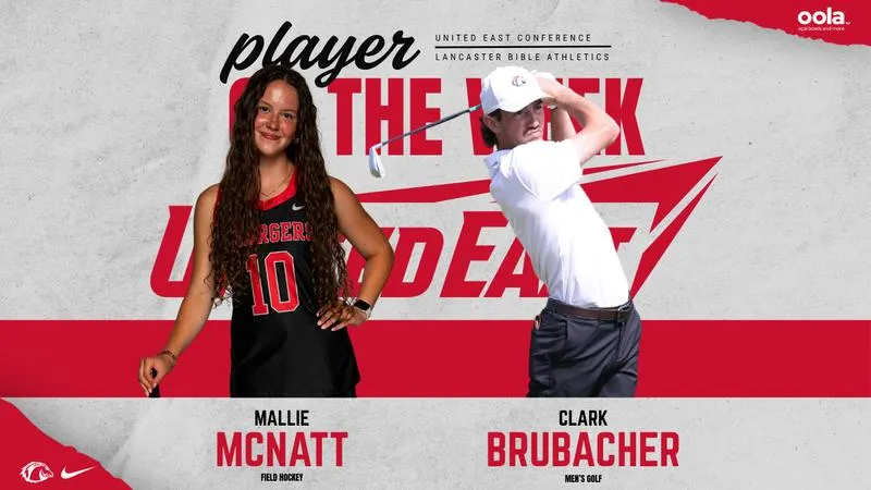 McNatt & Brubacher Earn Player of the Week Honors