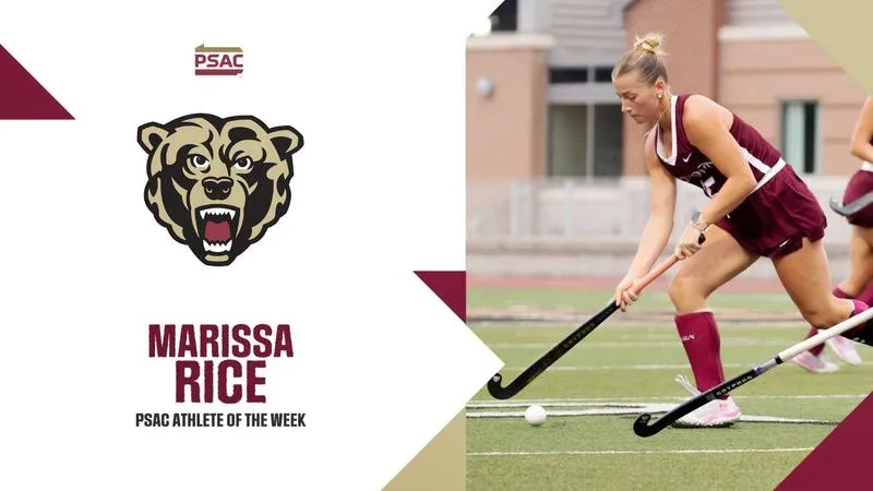 Rice Repeats as PSAC Athlete of the Week
