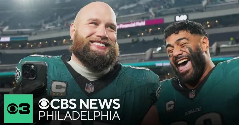 Jordan Mailata reacts to Lane Johnson's retirement after 14 seasons with Eagles